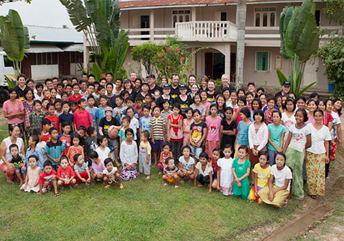 group of Myanmar families. isonic cares about global communities. iSonic Web Design and Digital Marketing, Cleveland, Brisbane