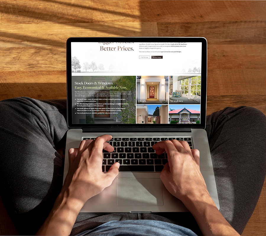 woodworkers portfolio custom website design